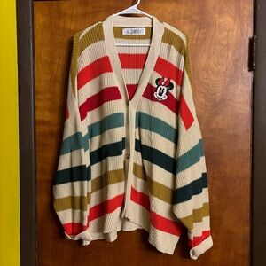 Disney Striped Cardigan Sweater - Multicolor